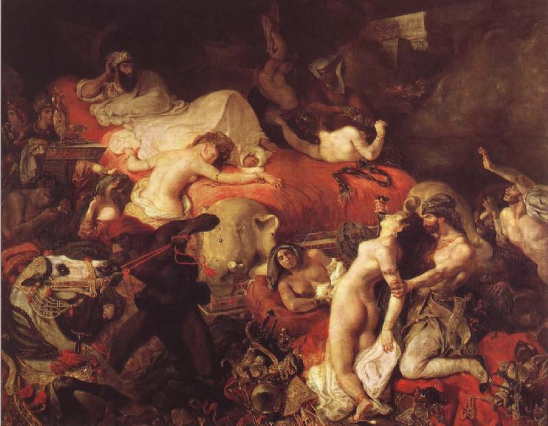 Eugene Delacroix Sardanapalus-dod